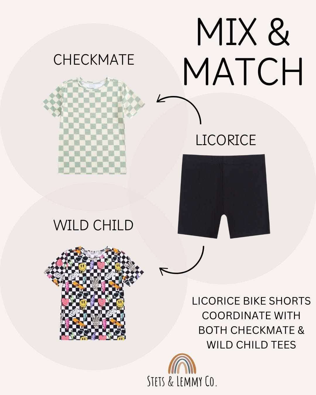 Licorice Bike Shorts