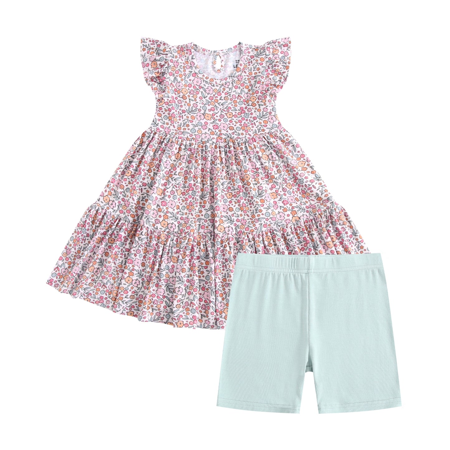 Petal Patch Summer Twirl Dress