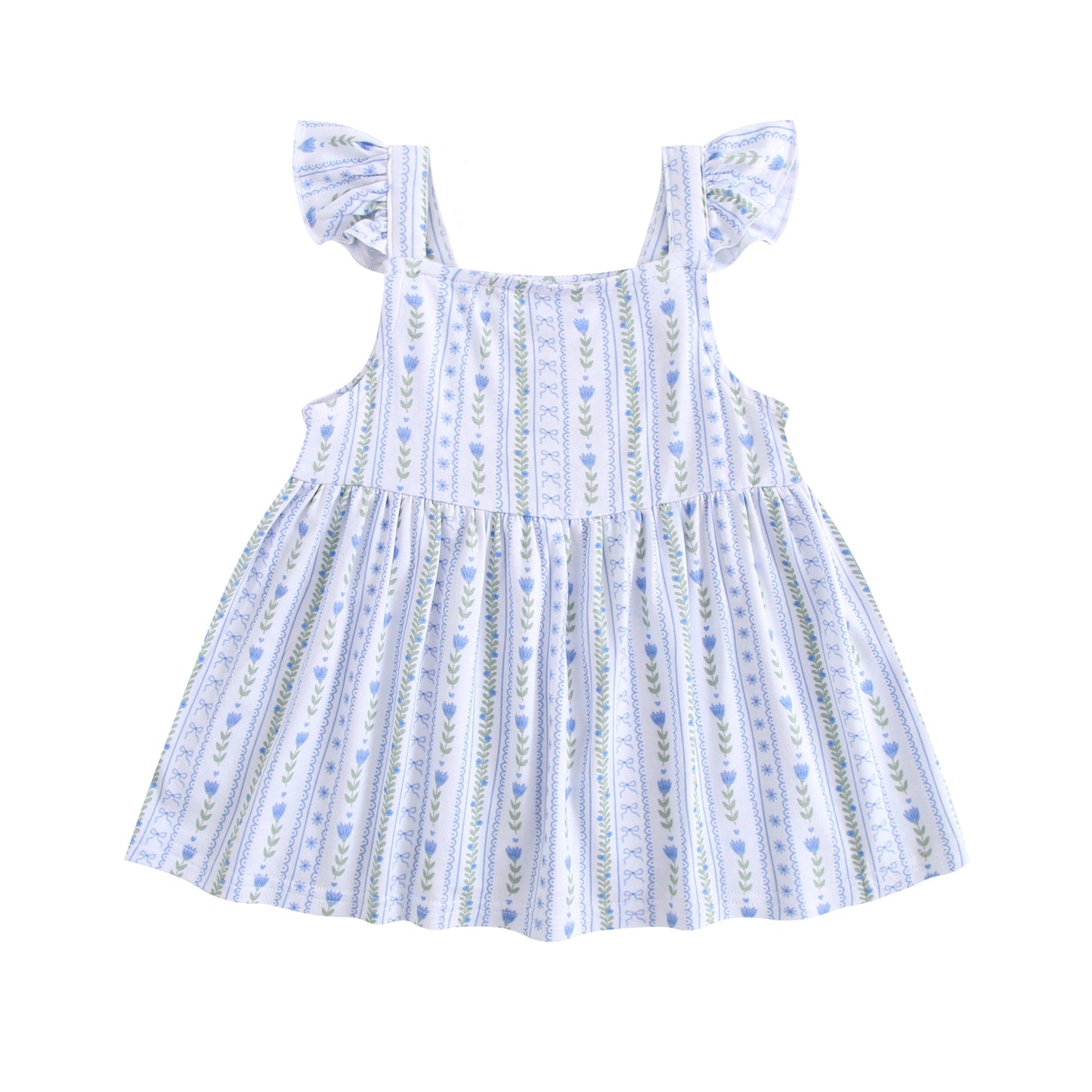 Something Blue Peplum Top