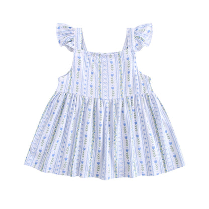 Something Blue Peplum Top