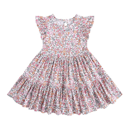 Petal Patch Summer Twirl Dress