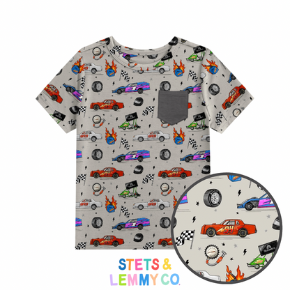 Chasing Checkers Pocket Tee (PREORDER)